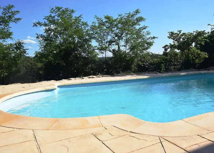 빌라 Lovely Villa In Joyeuse With Private Swimming Pool *